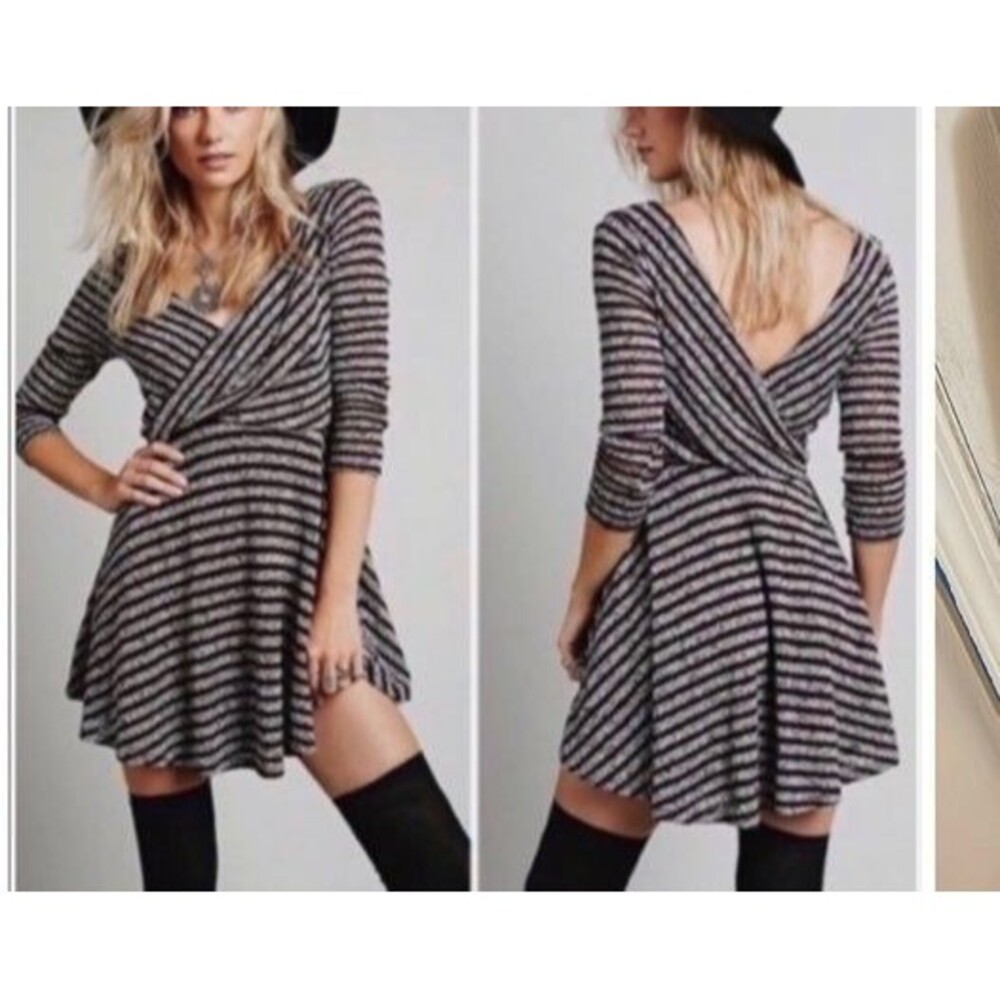 Free People maverick Eggplant casual dress size large